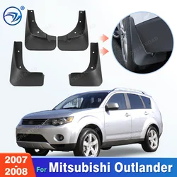 For Mitsubishi Outlander 2007 2008 Fender Mudflaps Splash Guards Mudguards Mud Flaps car Accessories