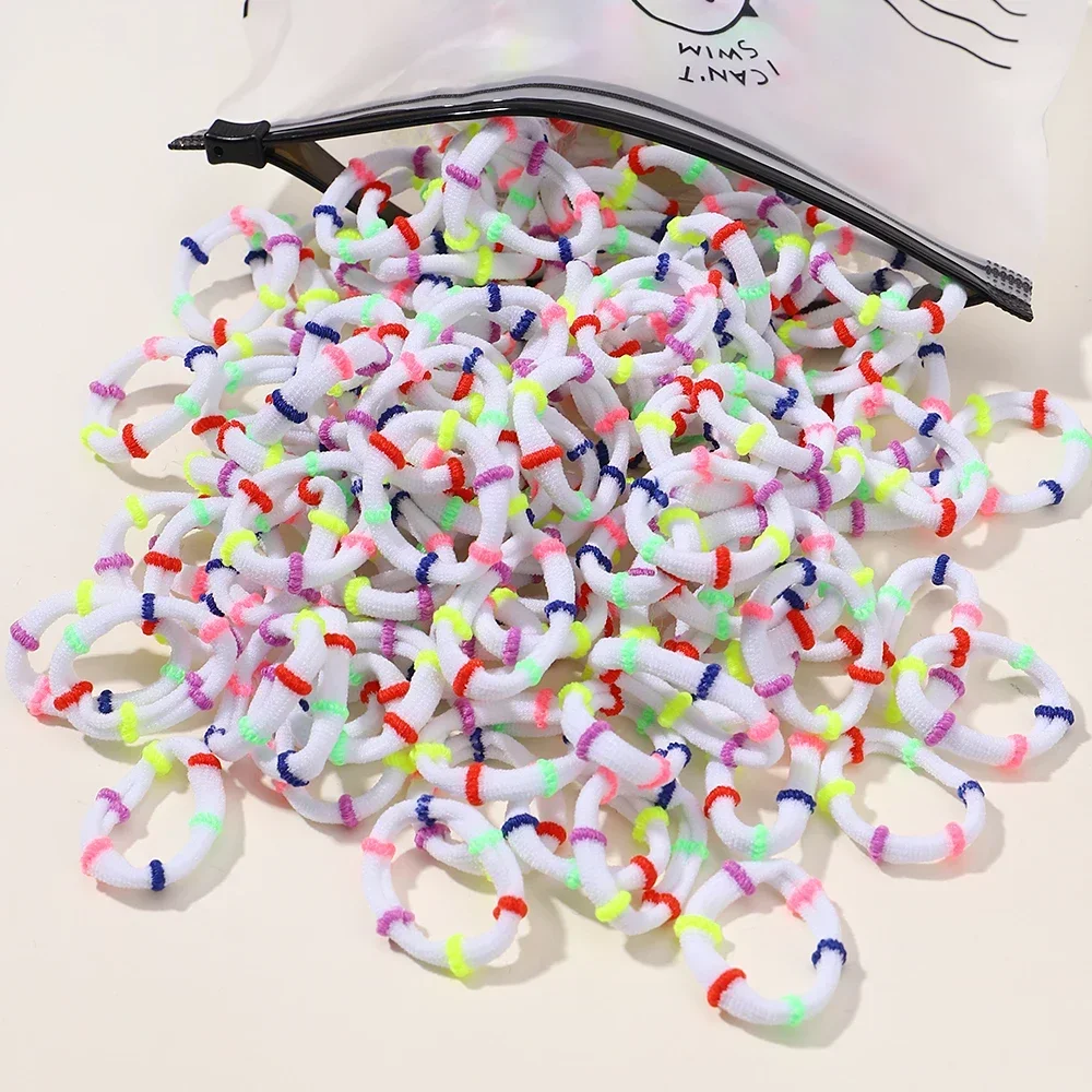 60 teile/los Bunte Elastische Haarband Gummibänder für Kinder Pferdeschwanz Unterstützung Hairties Spleißen Headrope Kinder Haar Zubehör – Detail 14