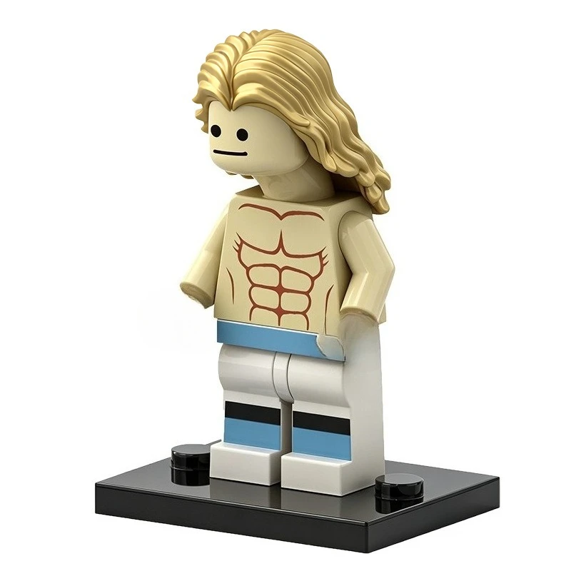MOC New Mini‑ Action Figure Anime Famous Magic Man Football Player Cartoon Funny Character Toy Model BUilding Blocks Gift