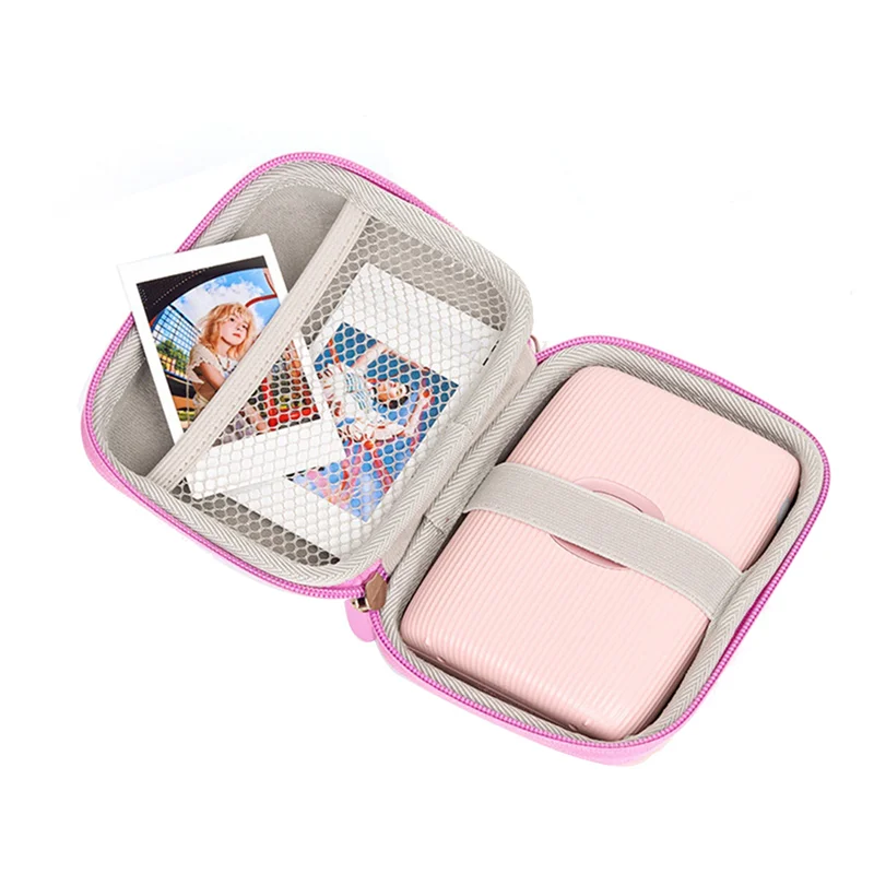 حقيبة حمل صلبة للكاميرا مع جيب داخلي لـ Fujifilm Instax Mini 11/EVO/Link/Liplay حقيبة تخزين سهلة الاستخدام D