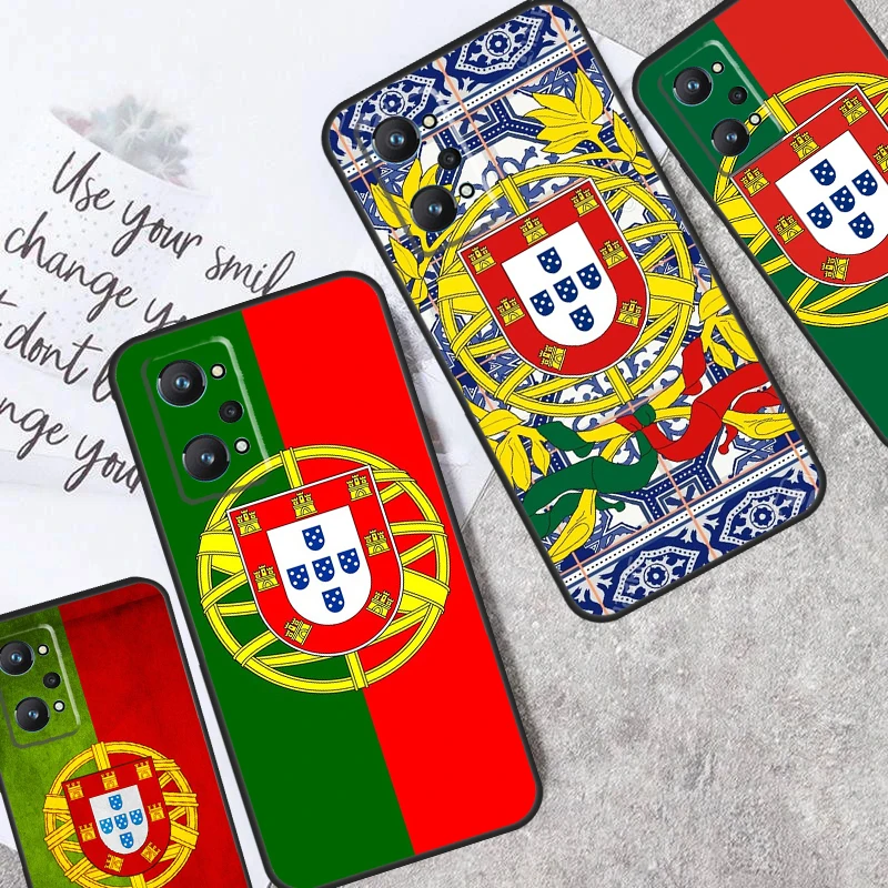 Portugal Passport Flag For Realme 12 Pro Plus 11 10 C55 C53 C51 C33 C31 C30 C25s C21Y C15 GT Neo5 GT3 GT5 Pro Case