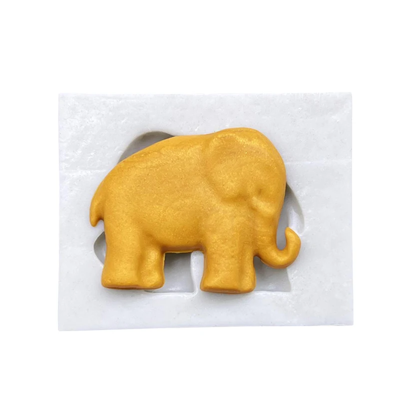 Mini Elephant Silicone Mold Sugarcraft Cupcake Baking Mold Fondant Cake Decorating Tools