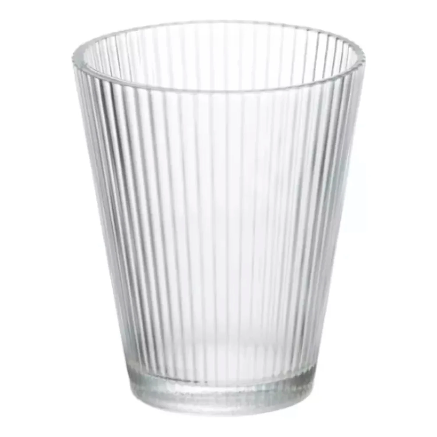 Taza de cristal transparente para bebidas, vaso de vidrio elegante, bajo, 310ML