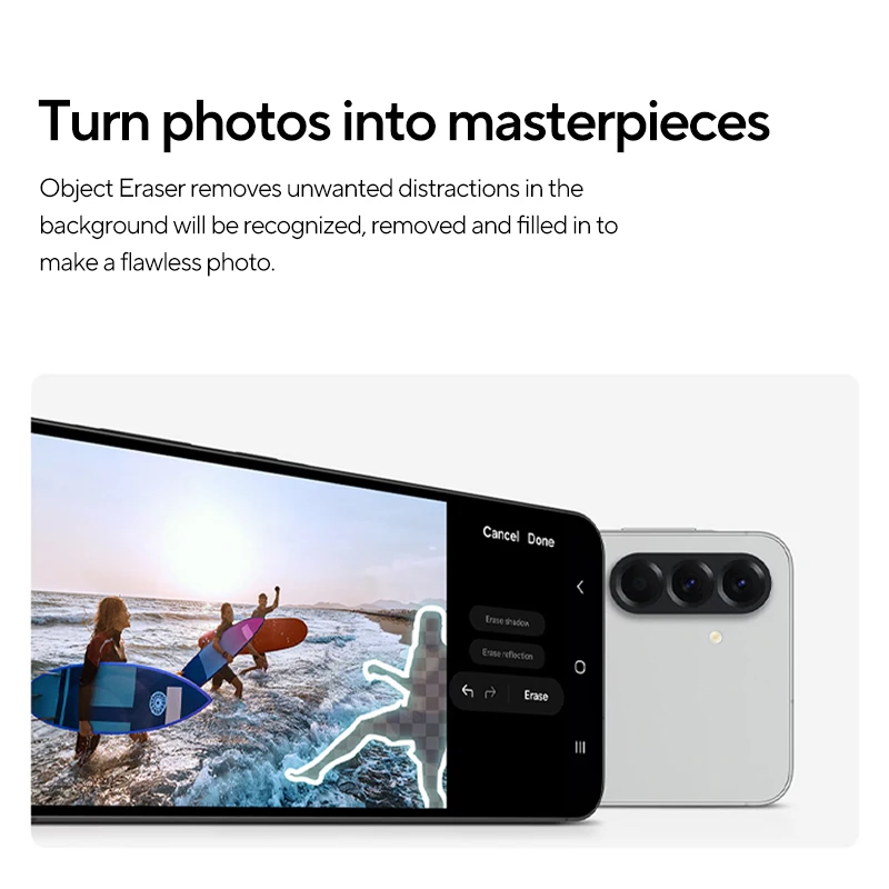 الإصدار العالمي Samsung A56 SM-A5660 Exynos 1580 6.7 "1080 x 2340 AMOLED 120 هرتز 50MP + 12MP * 2 + 5MP 5000mAh Type-c 2 Nano-SIM