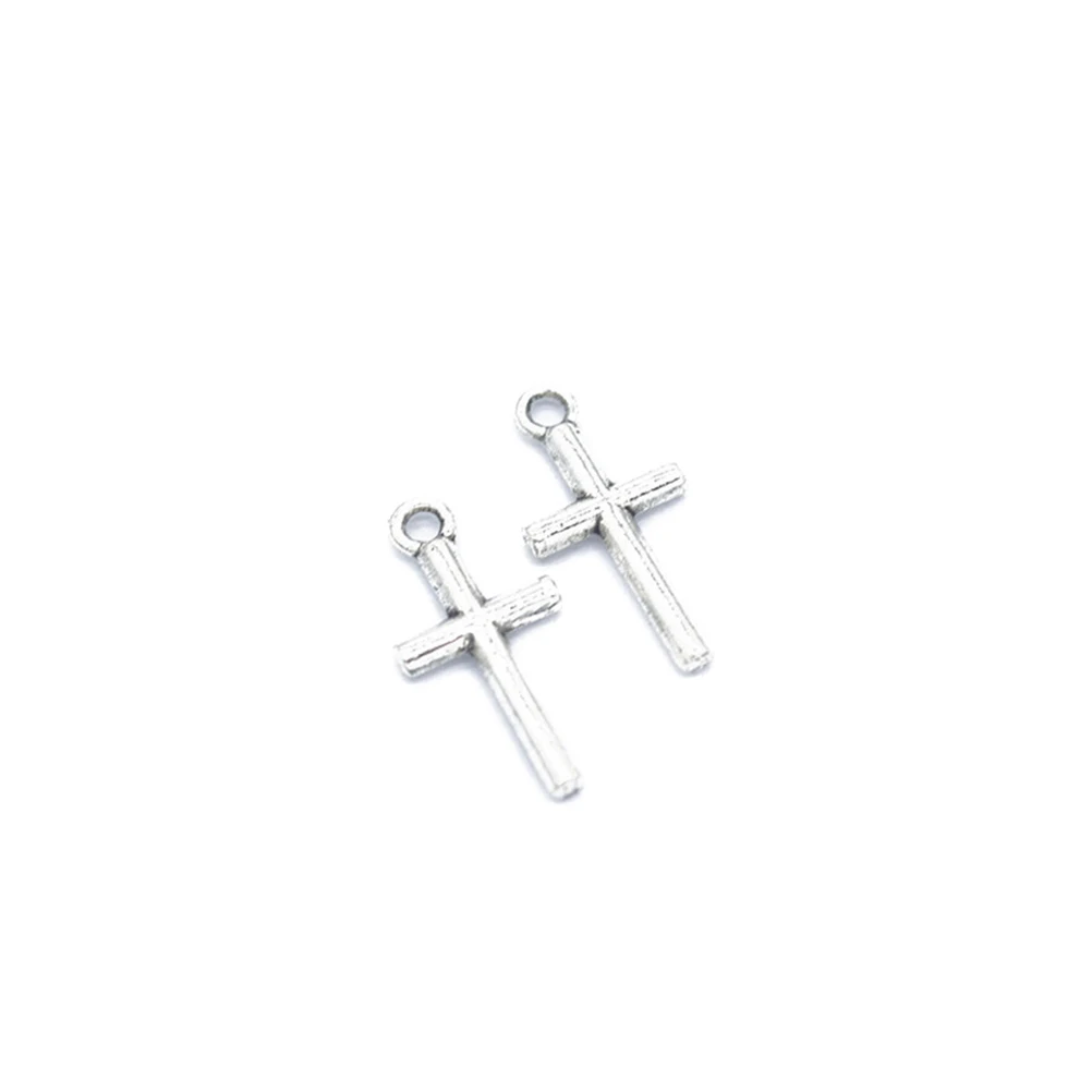 

100 Pcs Alloy Cross Pendant Vintage Jewelry Making Supplies DIY Charms Accessories Unique Gifts Handmade Craft Projects