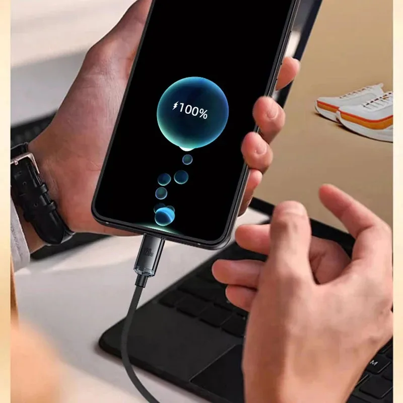 

120W 6A Fast Charging Cable Type C Type C for Samsung S25 Xiaomi 12Pro Huawei P40 Android Phone MacBook Pro iPad Pro Data Cord