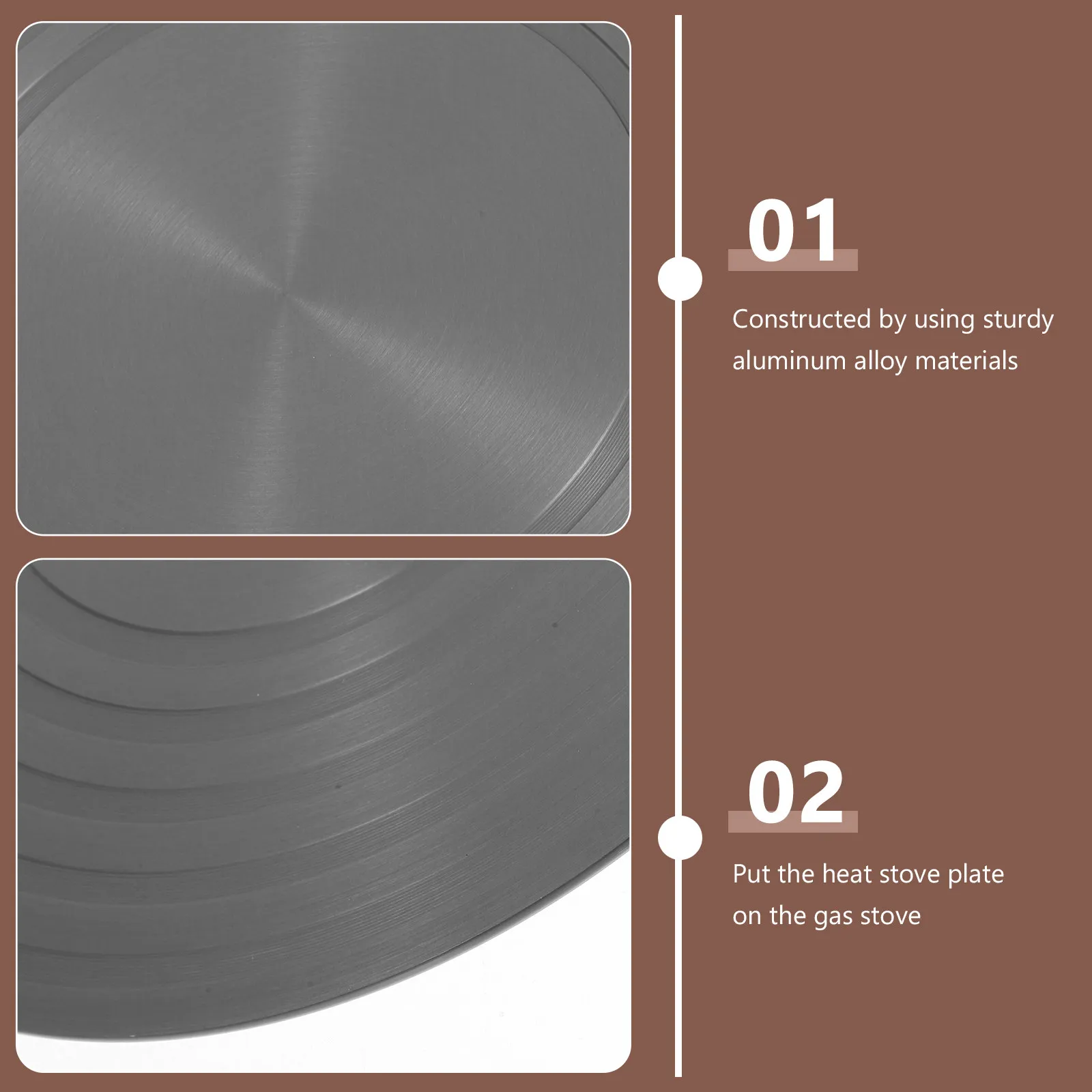Professional Stove Heat Diffuser Plate Aluminum Alloy Kitchen Cookware Heat Transfer Plate Gas Stove Thawing Protector Energy