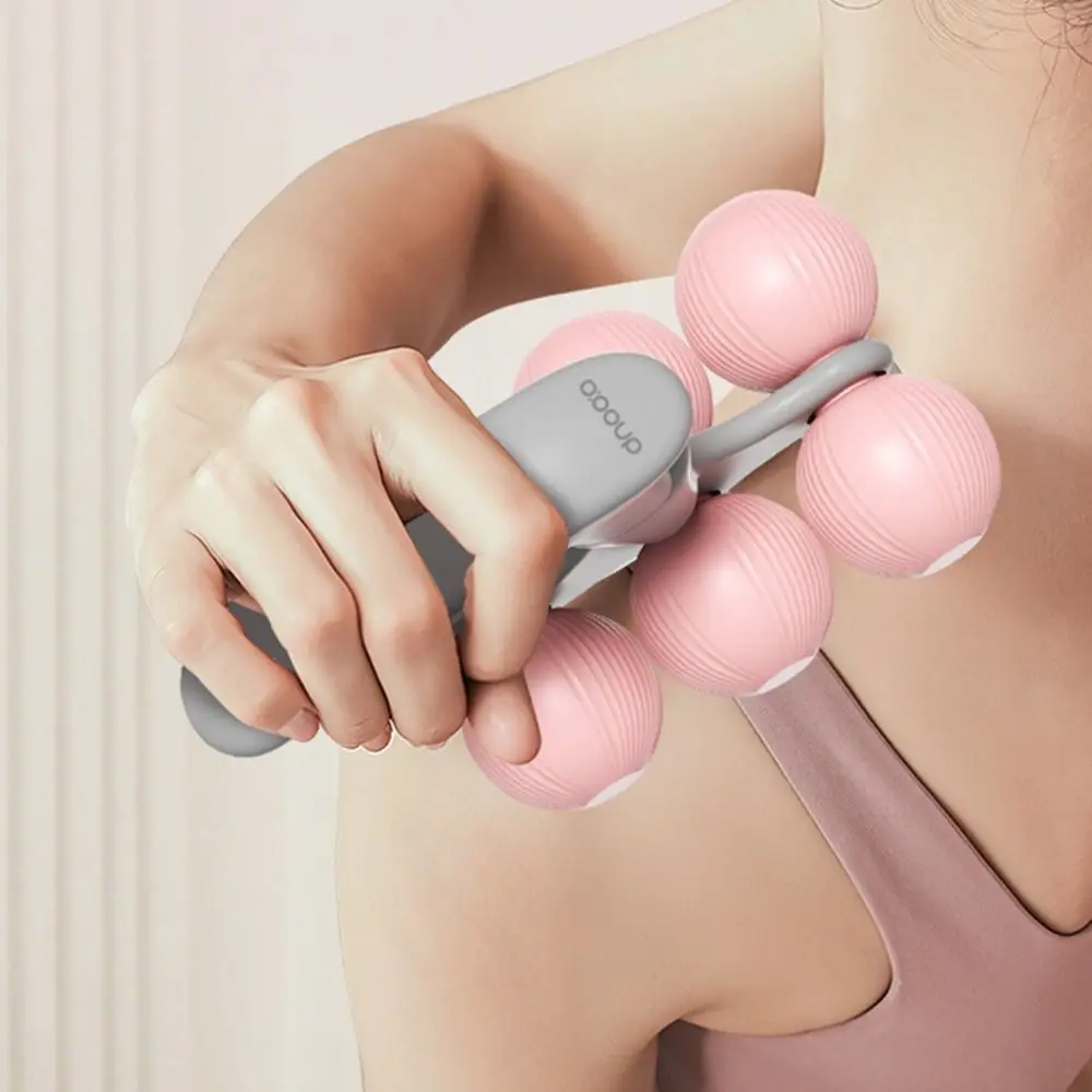 Portable Handheld Massager Spine Relaxation Foot Massage Neck Massager Roller Comfortable Multi-purpose Muscle Rolling Ball