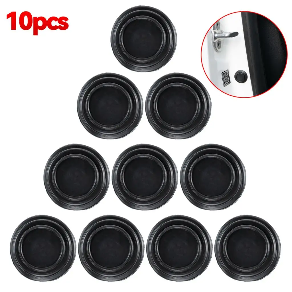 10pcs Car Door Anti-collision Silicone Pad for Nissan Qashqai j10 j11 Trail t32 t31 Tiida Juke Kia Rio 3 4 Ceed Sorento Cerato