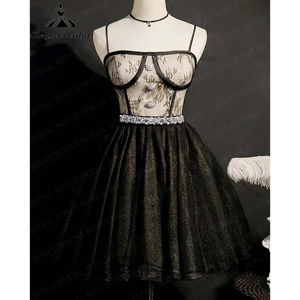 

Потрясающие короткие платья на тонких бретельках для встречи выпускников 2026, корсет с пышной тюлевой юбкой, праздничное платье, Vestidos De Festa по индивидуальному заказу