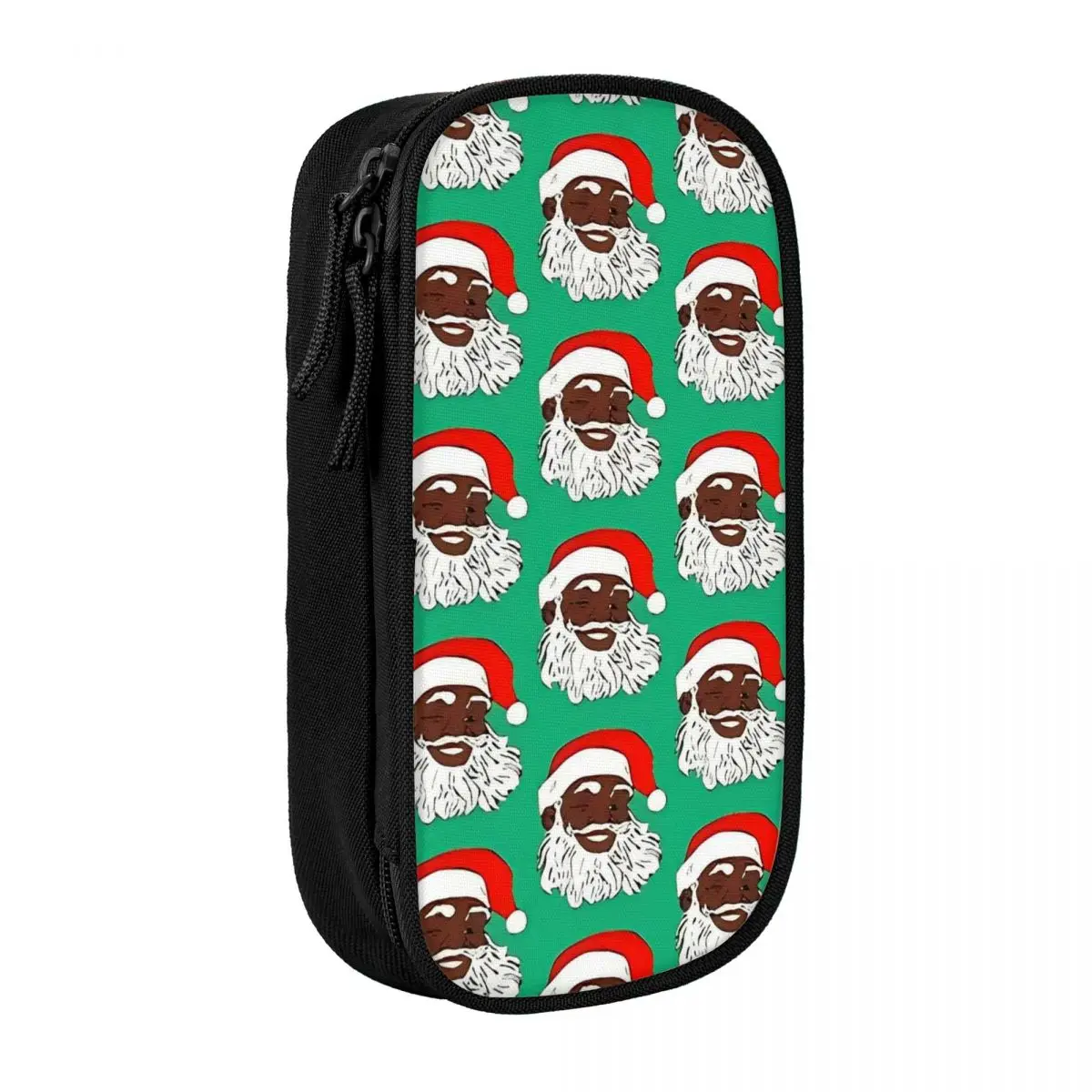 Funny Santa Clau Christmas Xmas Pencil Case Boy Girl Kawaii Pen Box Printed Back To School Pencil Cases Stationery Gift