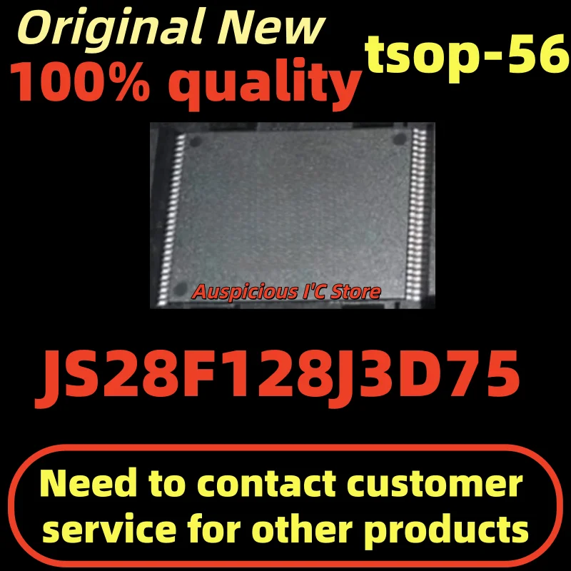 

(10pcs) JS28F128J3D75 JS28F128 tsop-56