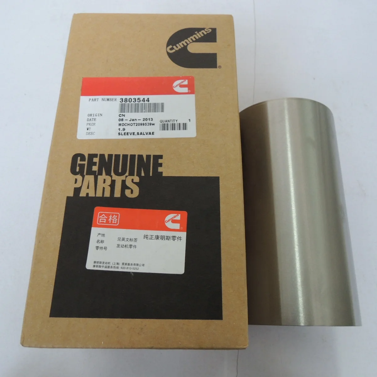 2026 3803544 Original Sleeve for Engine