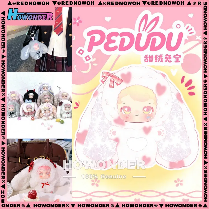 

Коллекционная серия PEDUDU Sweetheart Rabbit Treasure: Слепая коробка с милыми аниме-фигурками кроликов, виниловые фигурки, загадочная коробка-сюрприз, подвеска для телефона, игрушки