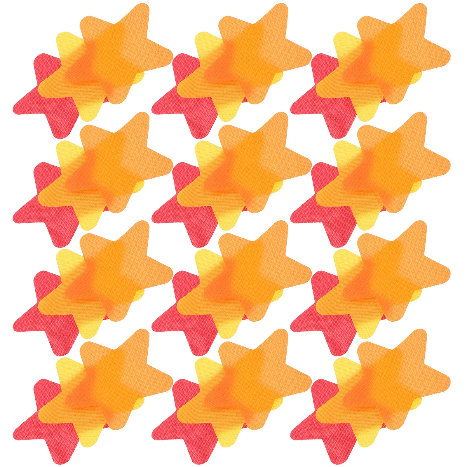 

50pcs Carpet Markers Colorful Star Shape Classroom Organization Educational Puzzle Game Stickers Safe Random