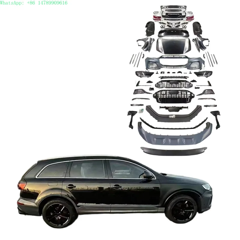75Change Auto Modification Conversion Retrofit New Body Kit  Q7 4LB 2006-2015 Upgrade 2020 SQ7 4M Bumper Lamp Assembly OE