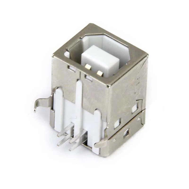 Lot Of 12Pcs Replacement USB Connector Socket Type B Female Right Angle