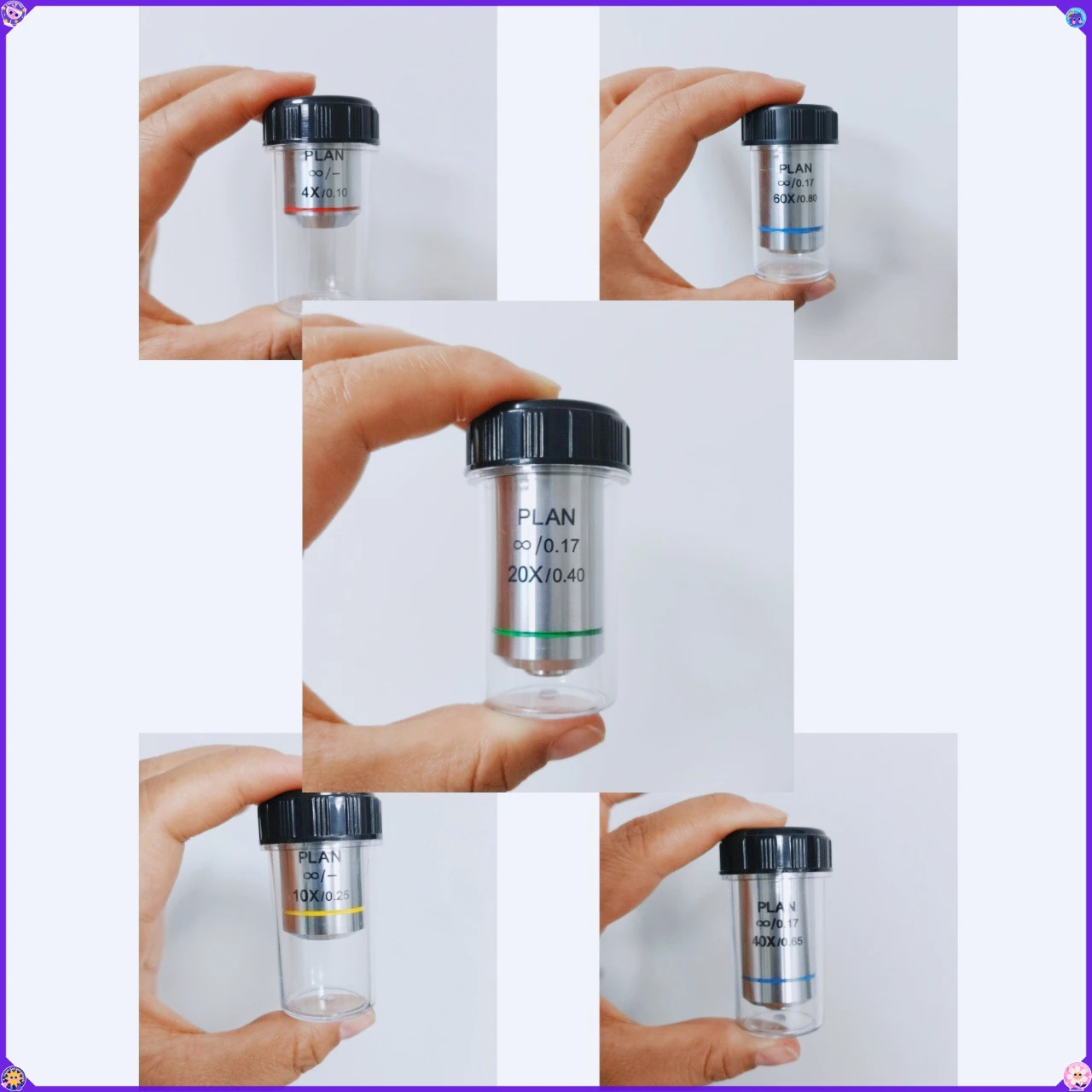 Plan Achromatic Infinity Metallurgical Dry Objective Lens Long Working Distance 2.5X 5X 10X 20X 50X 100X