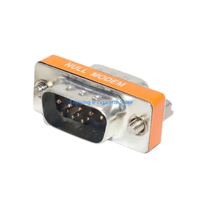 8Pin RS232 Serialed Port Converter Male to Male for Data 0 Modem Applications Y4QF