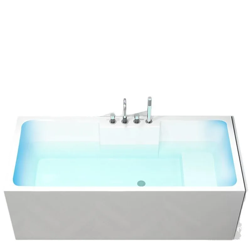Acrylic thickened rectangular designer bed and breakfast independent small apartment thermal insulation bathtub