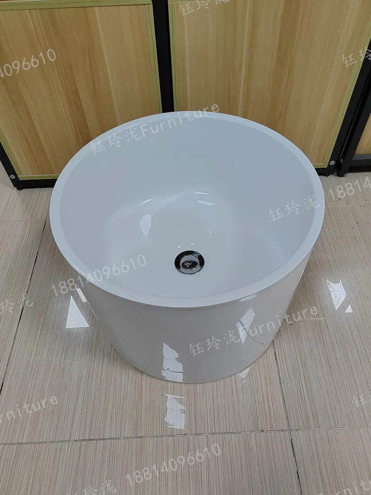 Installation-Free Ceramic Feet-Washing Basin Foot Bath Tub Foot Bath Bathroom Acrylic Foot Bathing Basin Feet-Washing Basin