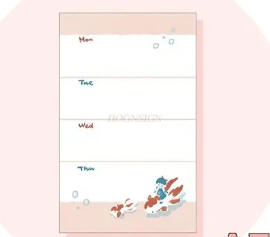 10 fogli/set Decorazione d'interni Ciondolo carino Divisore Pagina Conto manuale