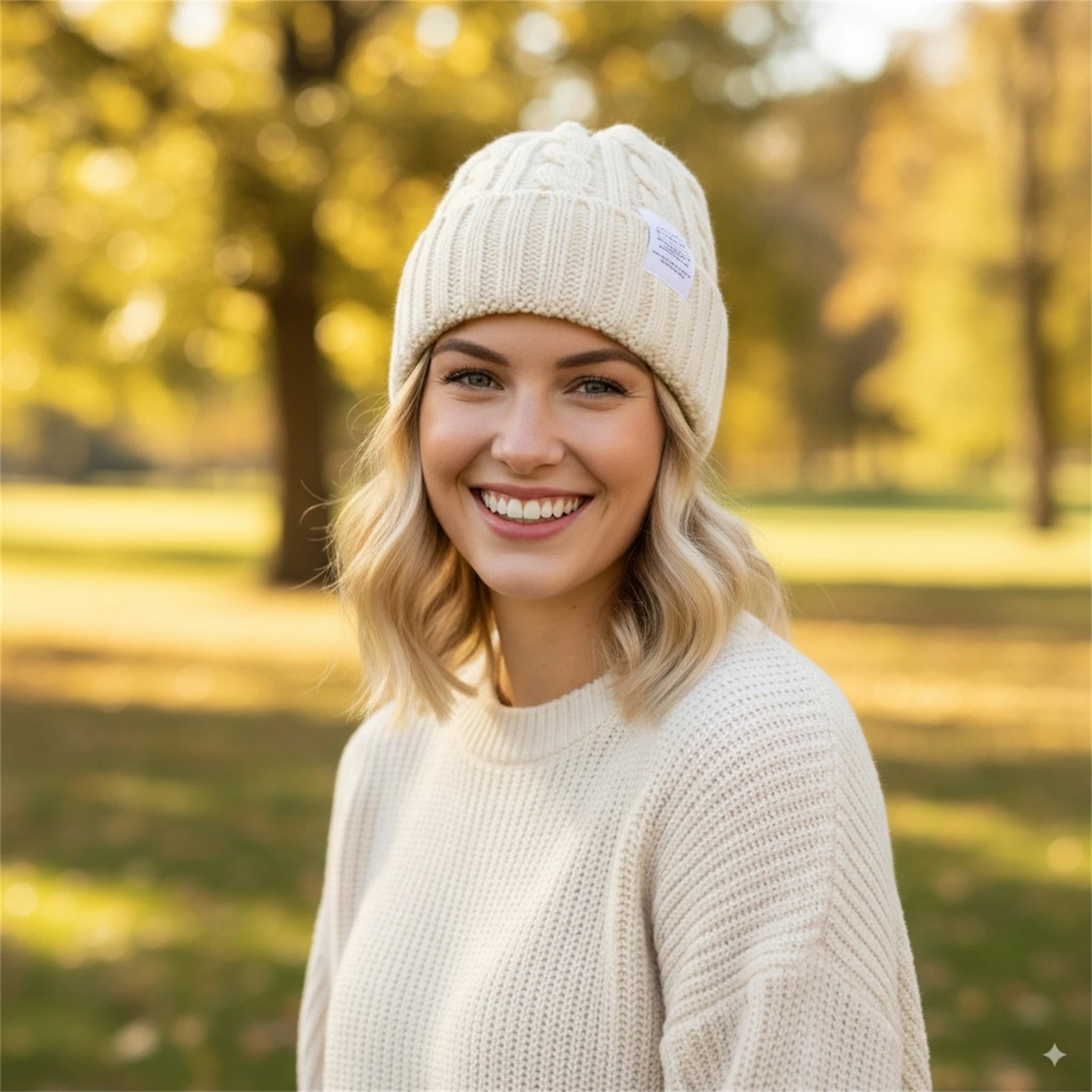 Autumn Winter Knit Wool Hat Fashion Warm Beanie Soft Stretchy Adjustable Unisex For Outdoor Travel Daily Wear Multiple Colors