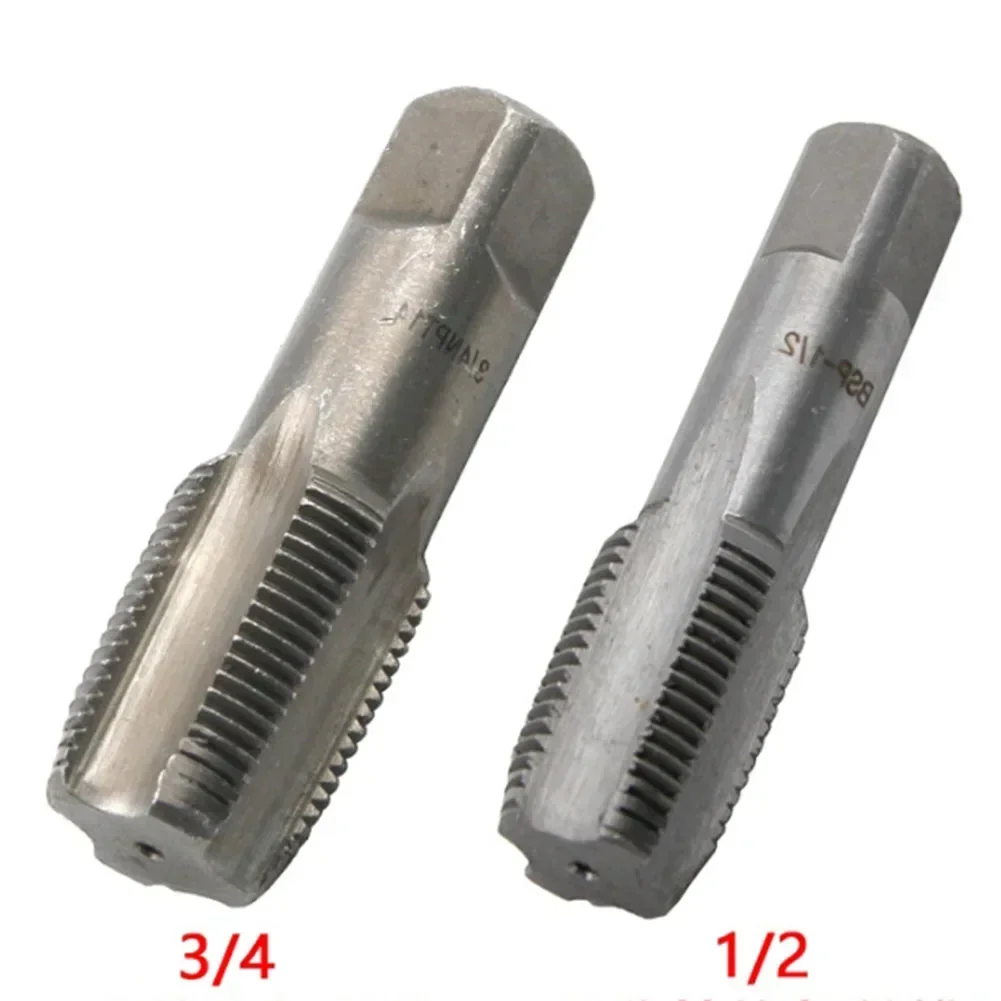 1/2 3/4 Inch Screw Tap HSS Taper Pipe Tap NPT Metal Screw Thread Repair Tap For Damaged Water Pipe Broken Bolt Screws Remove Too