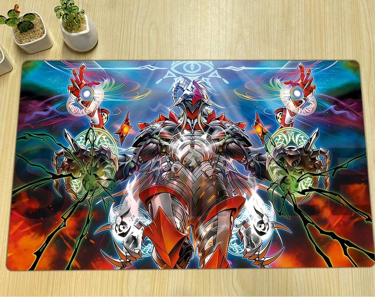 YuGiOh Labrynth Vidolium The Unstable Power Patron of Unity TCG CCG Matte, Sammelkarten-Spielmatte, Gummi-Mauspad & Tasche, 600 x 350 x 2 mm