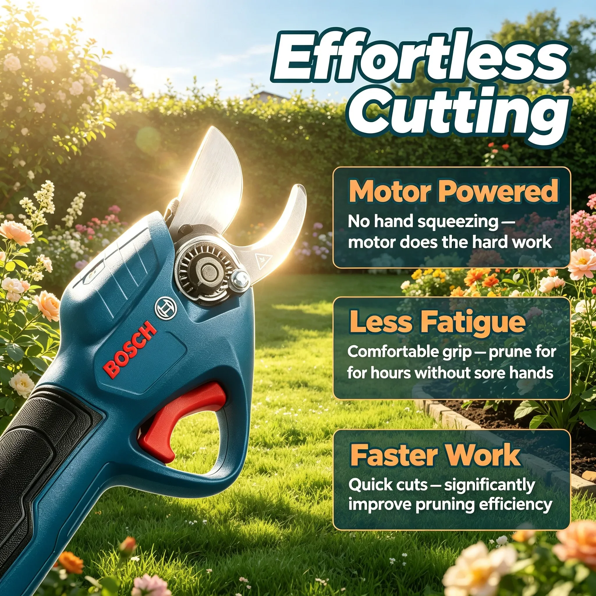 BOSCH 12V Pro Pruner Professional Cordless Secateurs Brushless Motor Bosch Professional Electric Tools