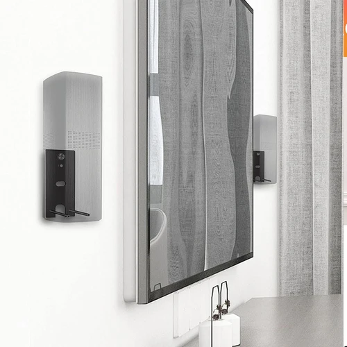 Imagen 2 del producto Soporte de pared para altavoz BOSE Doctor Lifestyle 650 700, marco medio, soporte de montaje en pared estéreo, blanco y negro, 1 par