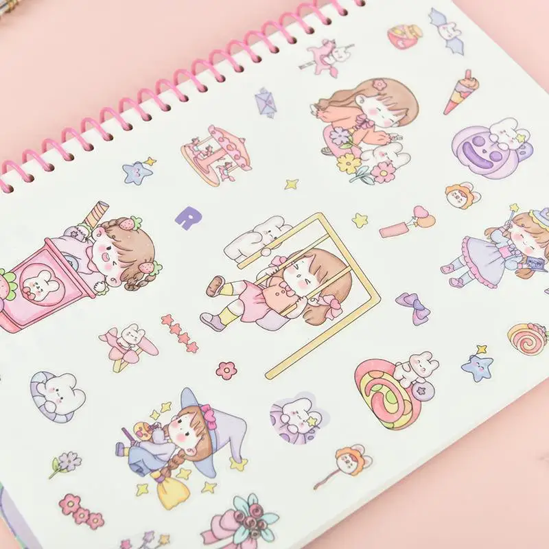 20 Stuks Stickers Kids Cartoon Huisdier Decoratieve Stickers Handbook Sticker Kawaii Stickers