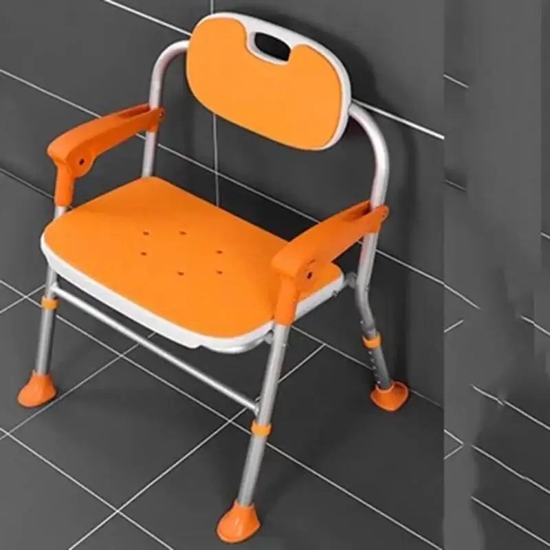 

Shower Elderly Bathroom Chairs Footrest Shower Stool Ergonomic Bathroom Chairs Disabled Folding Cadeira Ergonomica Furniture