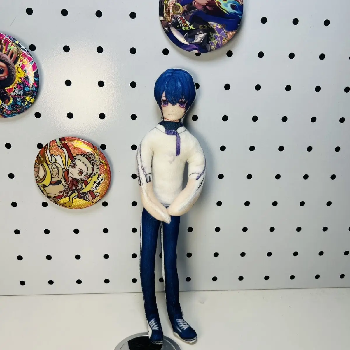 Muñeco de peluche móvil de Anime The Uncertainty of Fate con cuerpo abstracto, esqueleto de alambre, Cosplay, muñecos de Halloween, accesorios hechos a mano