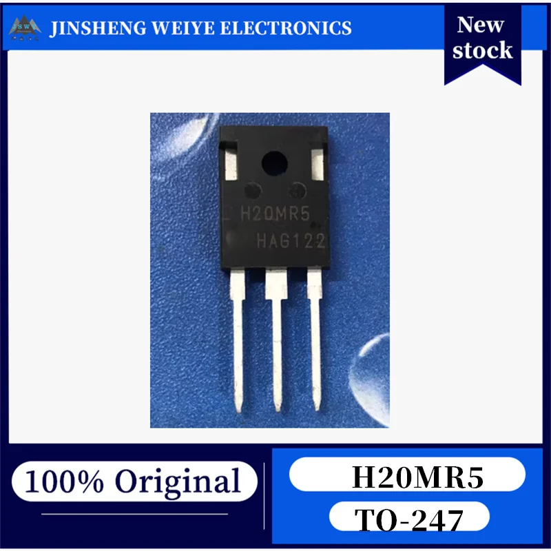 (10/50pieces) H20MR5 TO-247 Original IGBT 20A 1200V Power Transistor Free Shipping