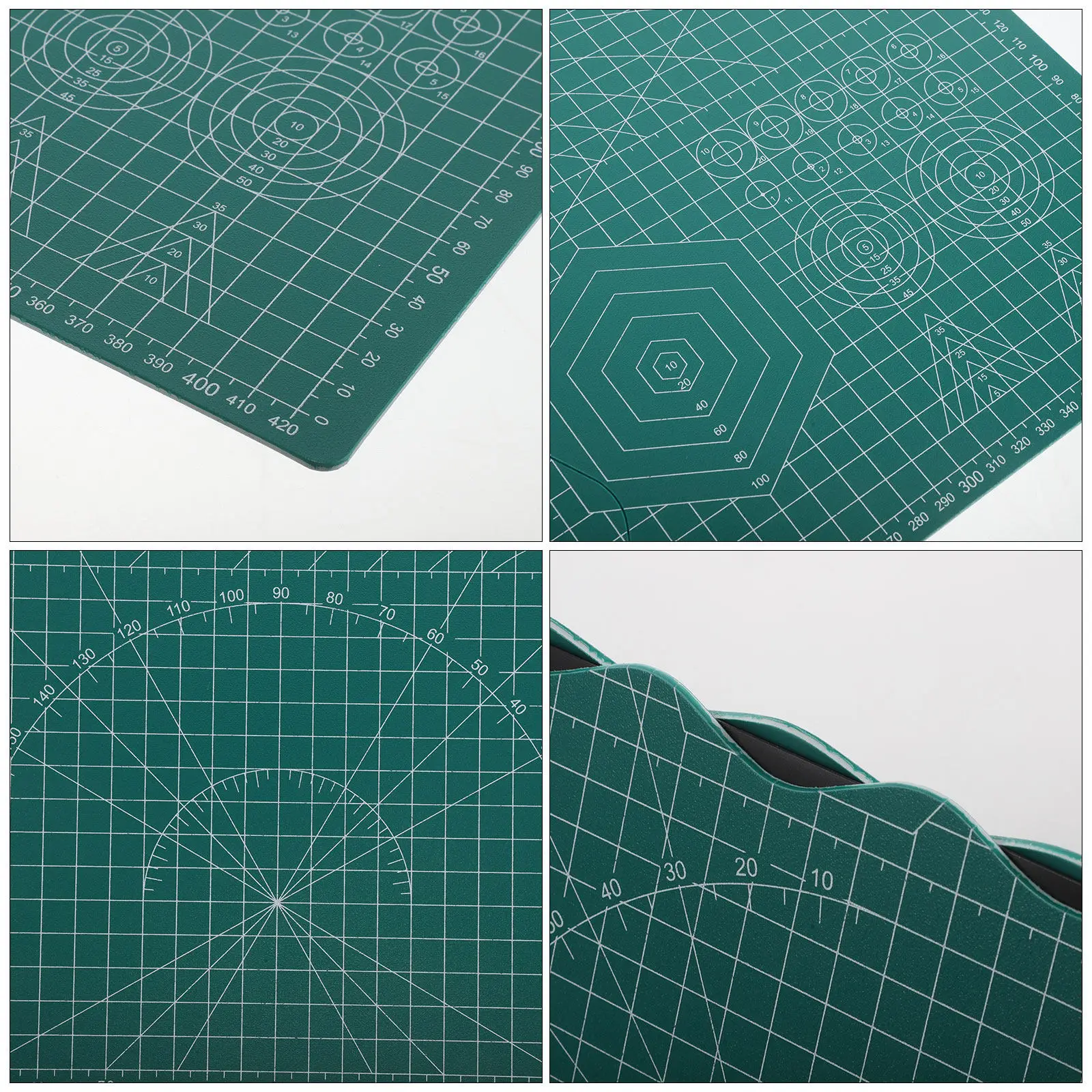Double Sided Self Healing Cutting Mat A3 Foldable Thickened Craft Board for Scrapbooking Sewing Quilting Cutting Mat