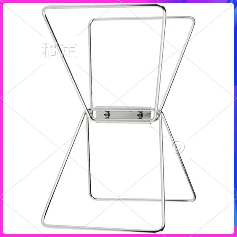 

AUU-Outdoor Camp Cooking Grill Rack Camping Box Holder Portable Stainless Steel Hiking Tool Storage Box Folding Rack