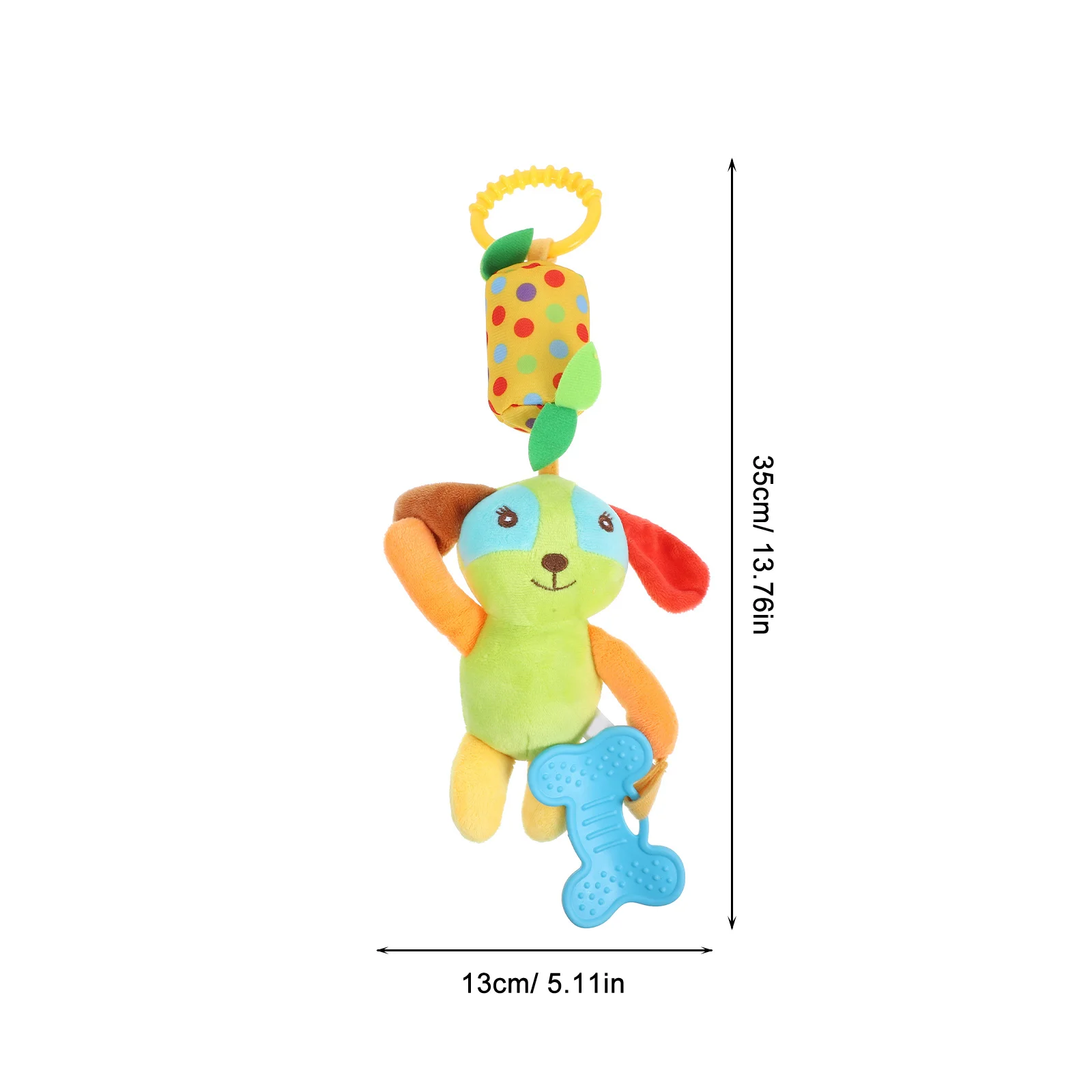 Zachte knuffeldier wieghanger schommel pasgeboren babybedje hangende decor felle kleuren tactiele zintuigen handoogcoördinatie auto