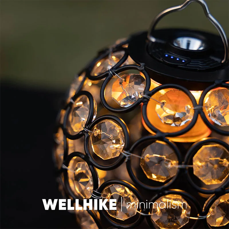 WELLHIKE Crystal Lamp Shade For Goal Zero Outdoor Camping Tent Lantern Shade LED Light Shadow Lamp Shade Accessories view 6