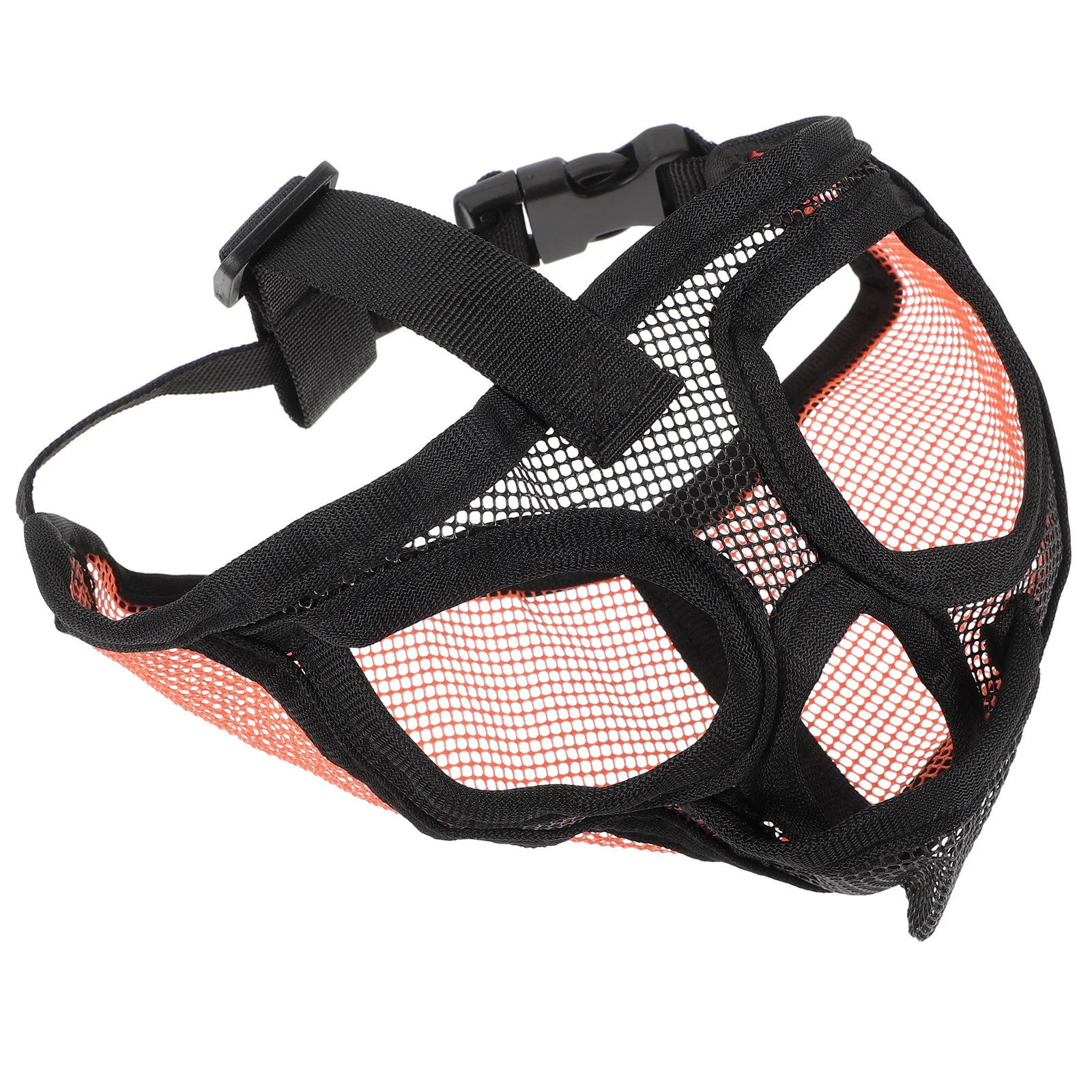 

Short Snout Dog Muzzle Breathable Mesh Adjustable Anti Bite Muzzle Dog Mask for Barking Chewing Medium Dogs Anti-Bite Mask