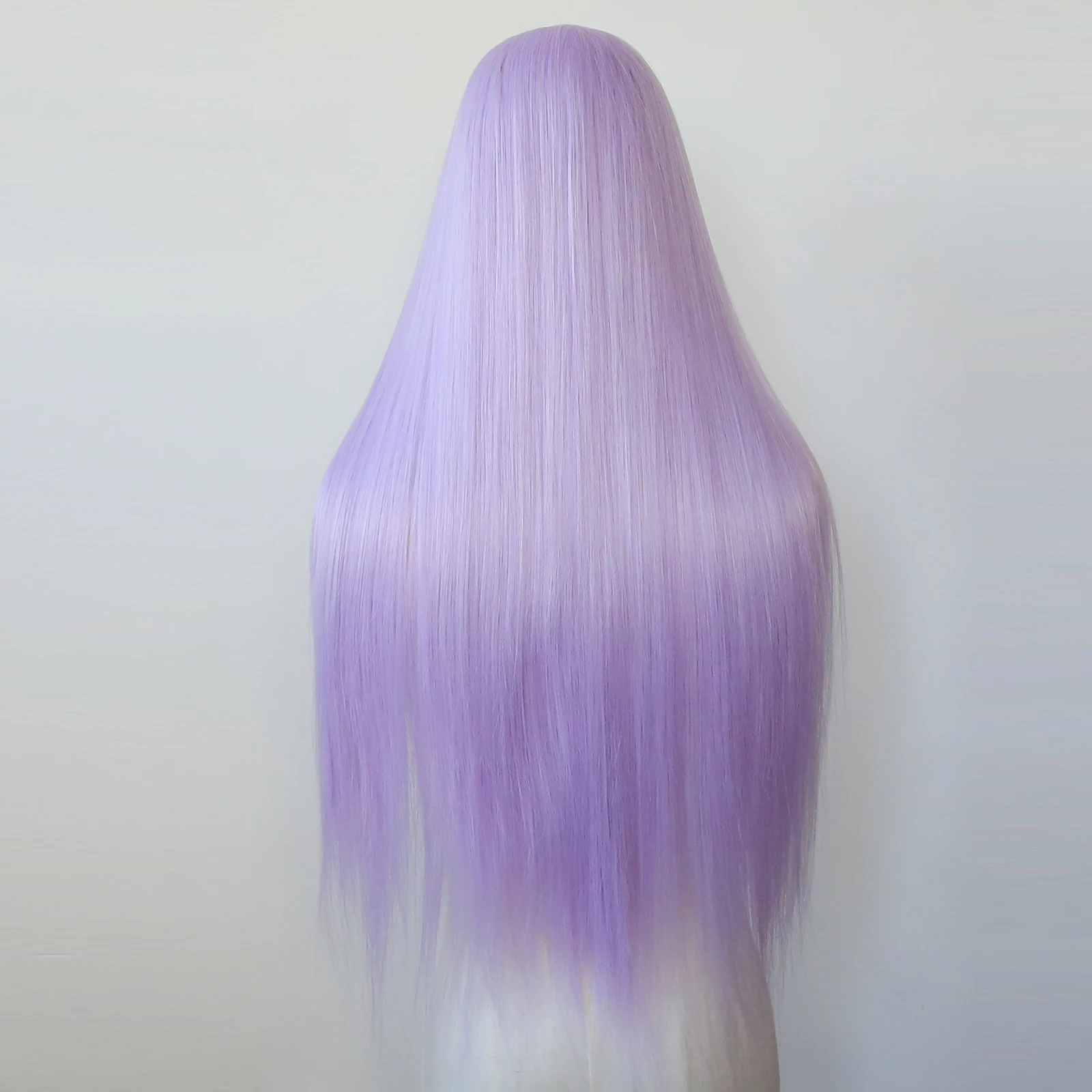 Light Purple Synthetic Lace Front Wig Long Straight Lavender Purple Synthetic Wig Pre Plucked Heat Resistant Hair Wig