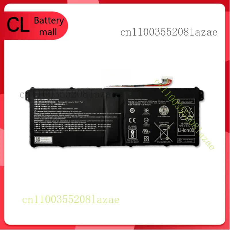 

Оригинальный аккумулятор AP16M4J для Acer Aspire 3 A315-42 A317-33 2Icp4/78/104 N19C1 OEM