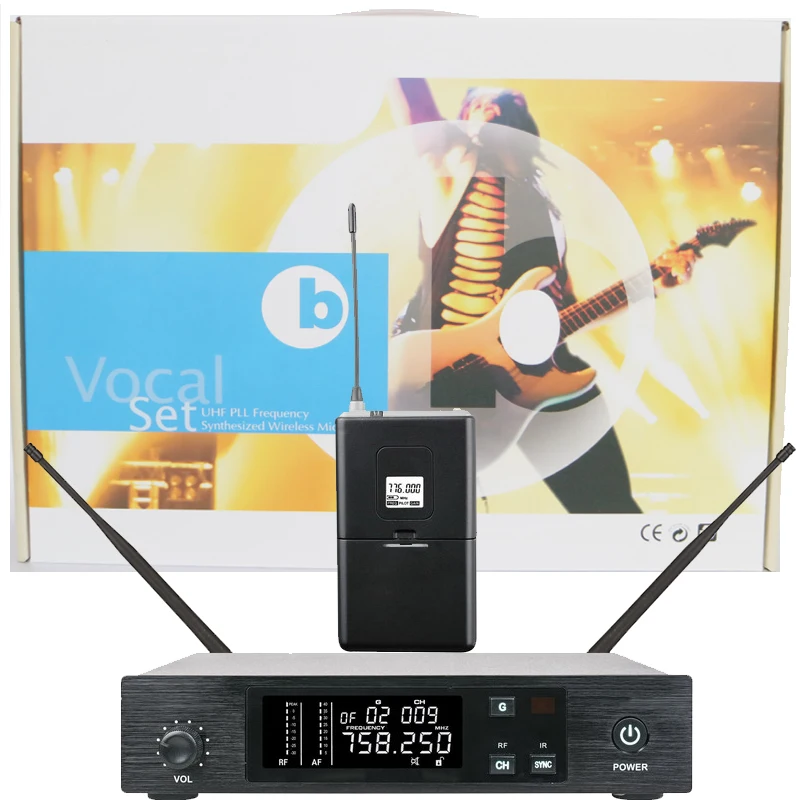 QLX UHF 디지털 무선 악기 카디오이드 마이크 가라오케 무대 성능 구즈넥 악기 Mic MiCWL D100, 카디오이드 마이크로폰