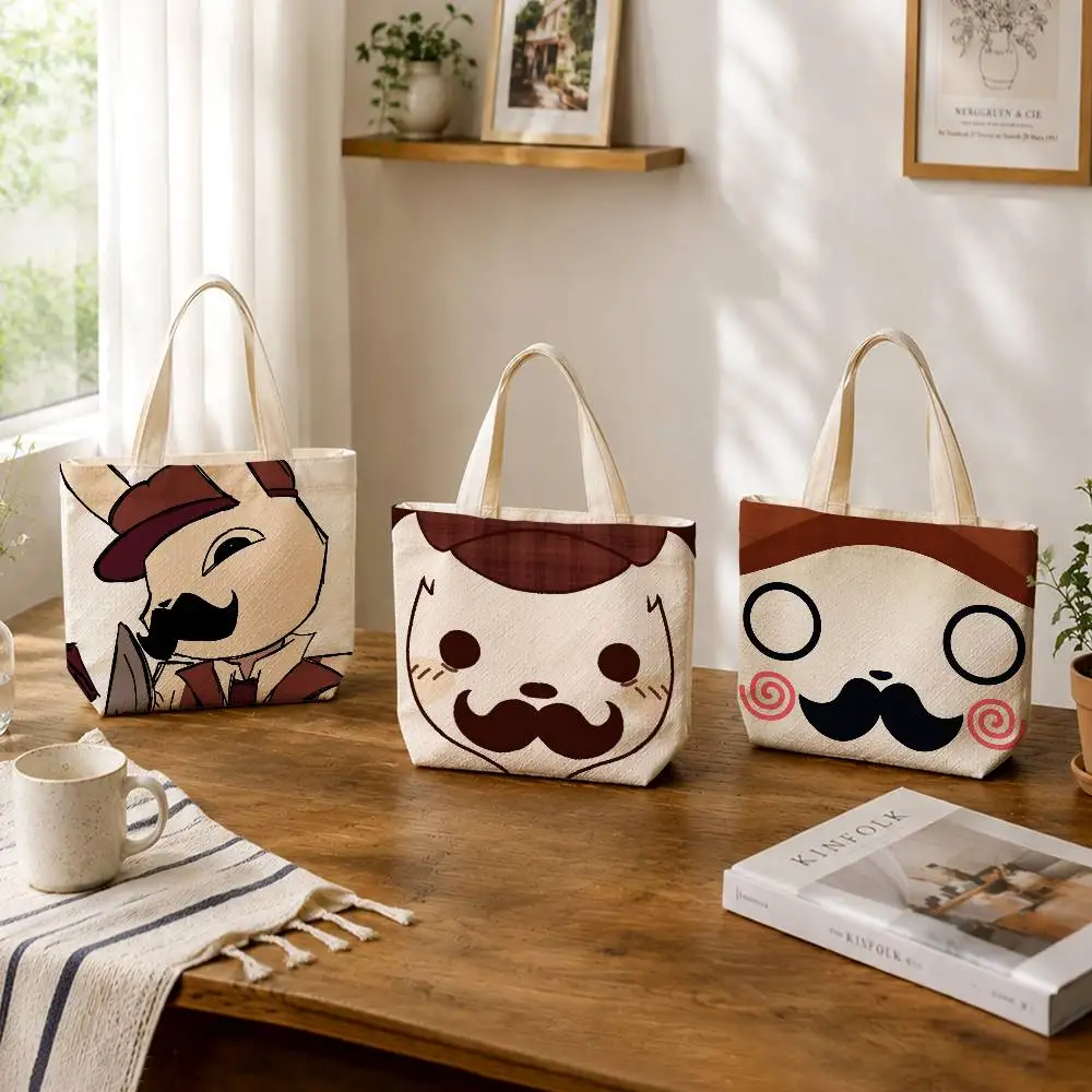 Animal GAME Hospital B-Barney Large Capacity Cotton Polyester Zipper Tote Shoulder Bag