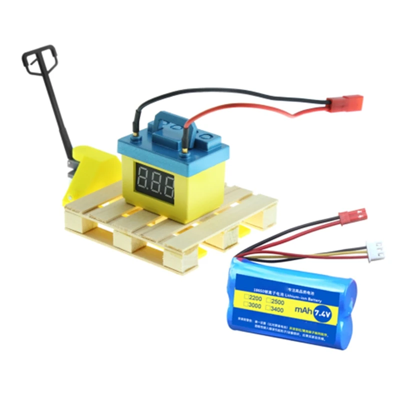 Simulated Lithium Battery LIPO Low-Voltage Alarm Garage Decoration Low Voltage Buzzer Alarm Durable Easy To Use