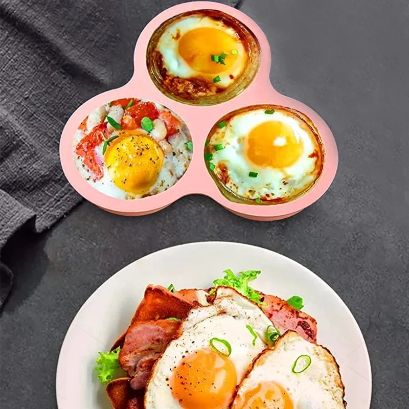 

DIY silicone circular cake mold 3-hole circular cake mold baking tray bread multifunctional baking tool