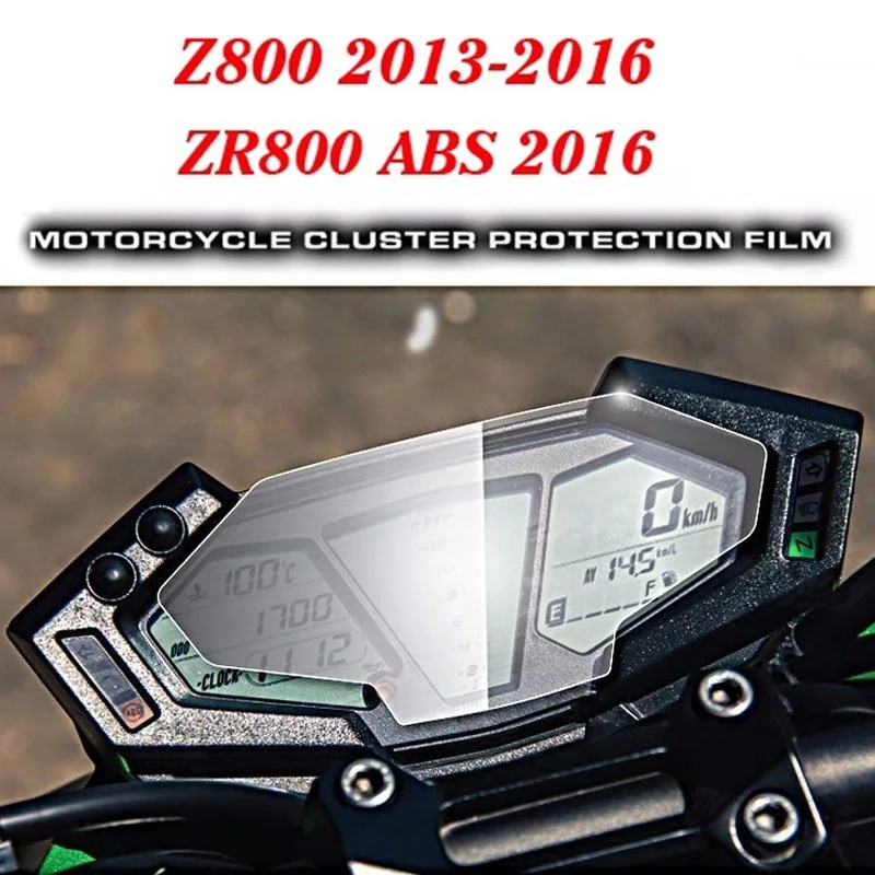 Motorcycle Transparent Crystal TPU Cluster Scratch Film Speedometer Screen Protector For Kawasaki Z800 13-16 ZR800 ABS 2016