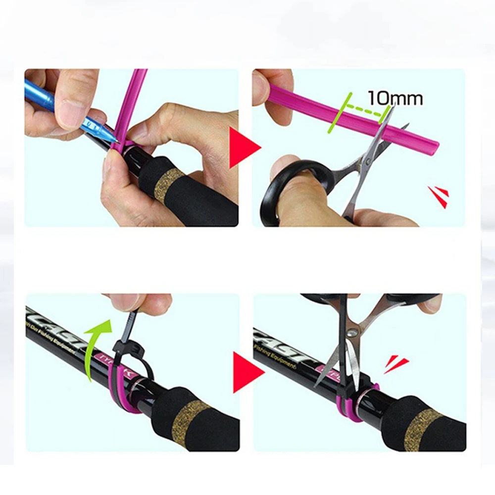 Anillos portacebos de silicona para pesca con vinilo - imagen 4