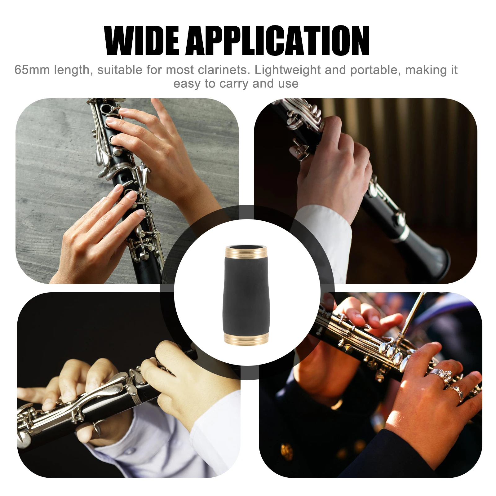 

Clarinet Accessories Neck Joint Cork Wind & Woodwind Instruments Interface Accesories Accessory Black