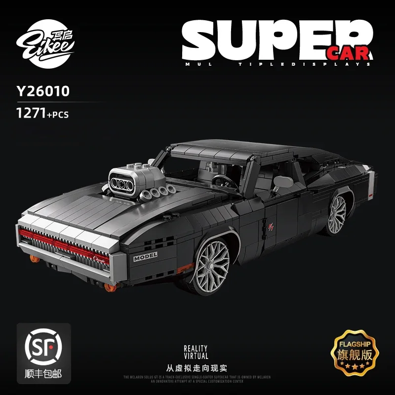 

Dodge CT Hypercar - Premium High-Difficulty Building Blocks Model | Perfect Birthday Gift for Adult Car Enthusiasts